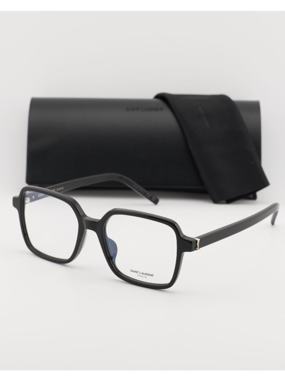Saint Laurent SL M139 001 Square Eyeglasses – Black 54mm